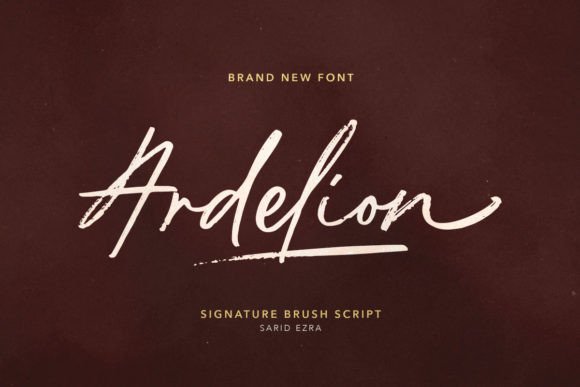Ardelion: The Signature Script for Modern Branding