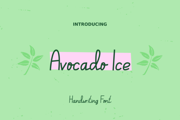 Avocado Ice: The Elegant Script for Modern Creators