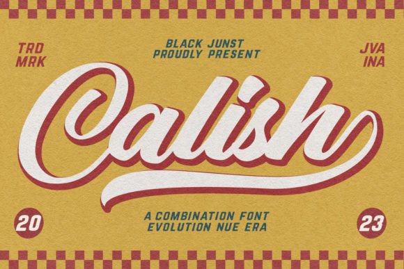 Calish: The Retro Script Font Blending Charm with Modern Appeal