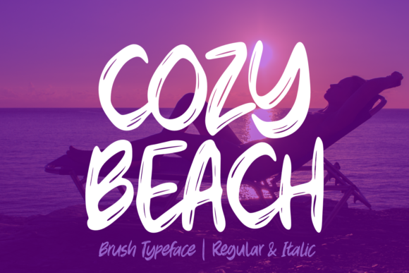 Cozy Beach: A Creative Script Font for Relaxed Branding