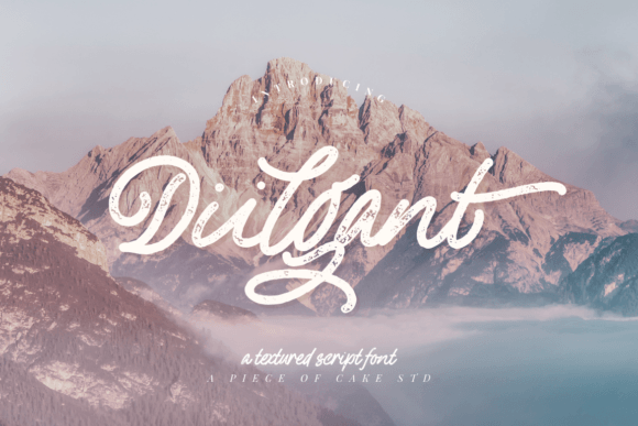 Diilgant: A Textured Script for Authentic Design