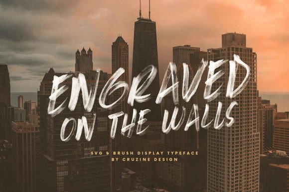 Engraved on the Walls: A Font That Commands Attention