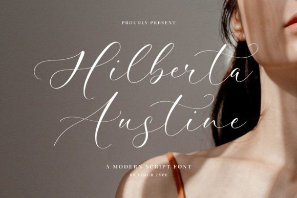 Hilberta Autstine: Crafting Brand Personality with a Modern Script Font