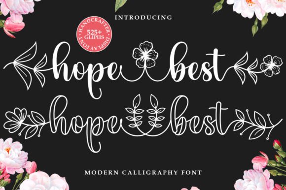 Hope Best: A Script Font for Joyful Branding