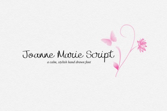 Joanne Marie: A Script Font with a Personal Touch