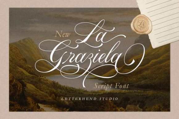 La Graziela: A Handwritten Font for Romantic Design Projects