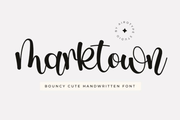 Marktown: Bouncy Handwritten Charm for Your Projects