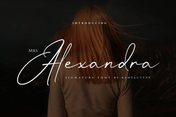 Mrs Alexandra: A Script Font for Modern Elegance