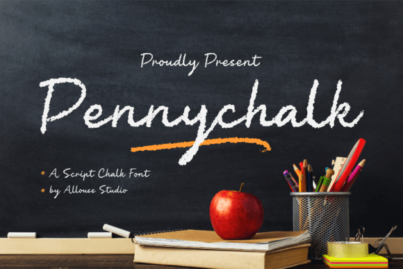 Pennychalk: The Handwritten Script Font with a Modern Edge