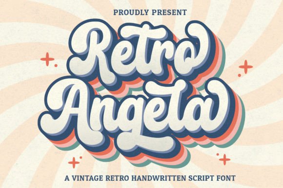 Retro Angela: A Handwritten Font for Timeless Designs