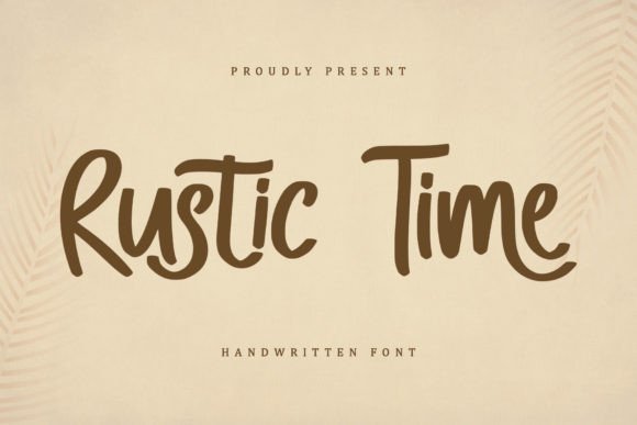 Rustic Time: A Carefree Script Font for Modern Designs