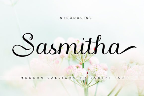 Sasmitha: A Modern Script Font for Elegant Branding