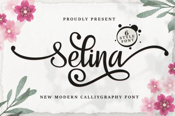 Selina: An Elegant Script Font for Timeless Romance