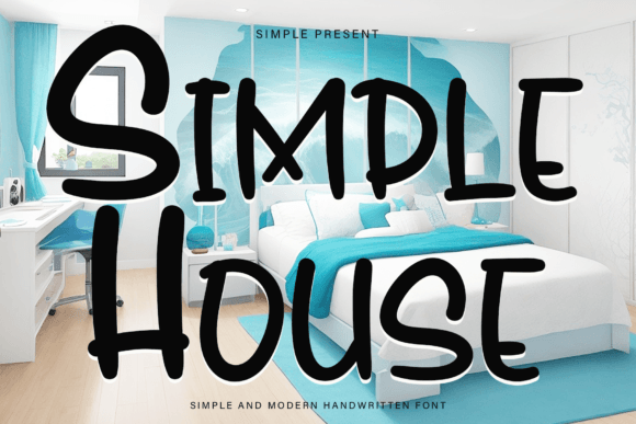 Simple House: A Handwritten Script for Joyful Design