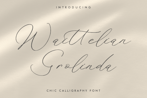 Waittelian Grolinda: A Modern Script for Luxury Branding