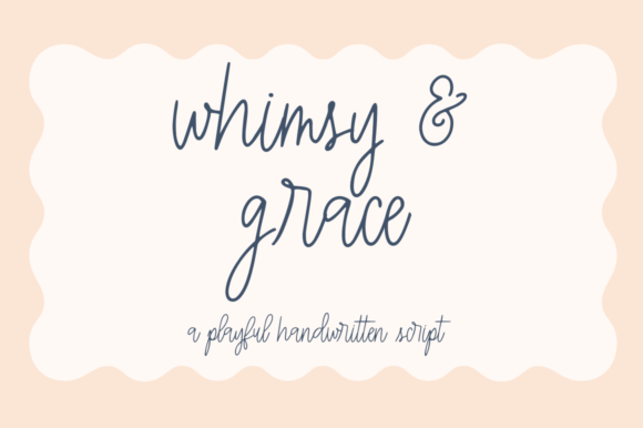 Whimsy & Grace: The Charming Script Font for Modern Makers